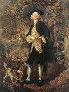 Thomas Gainsborough Man in a Wood with a Dog Germany oil painting artist